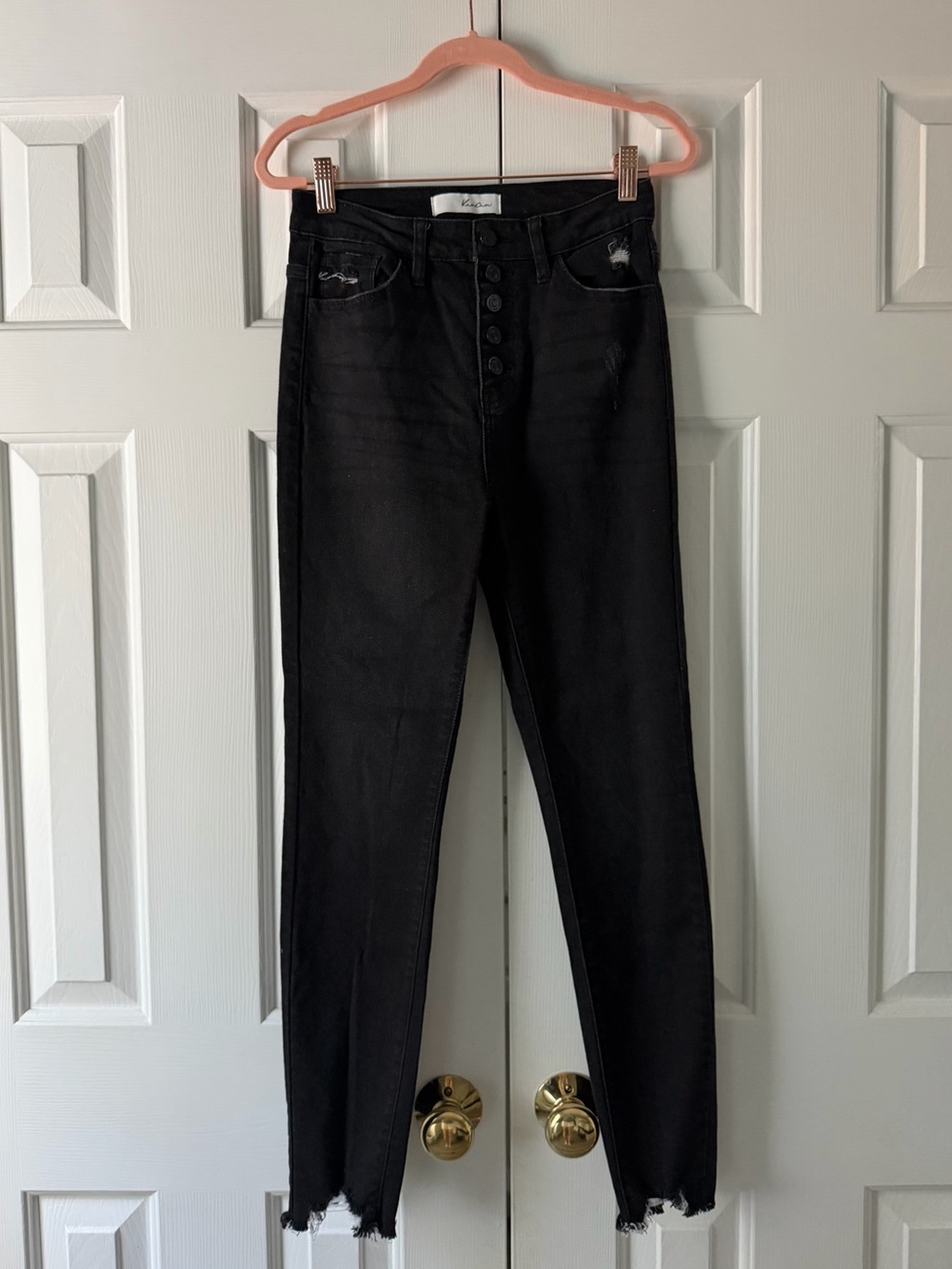 KanCan Black Distressed Jeans